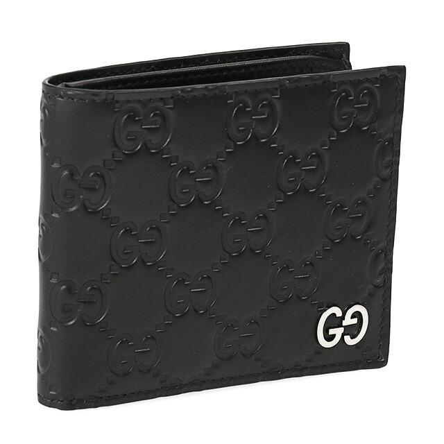 GUCCI グッチ/GUCCI メンズ シグネチャー ・グッチシマ 2つ折り GUCCI グッチ/GUCCI メンズ シグネチャー ・グッチシマ 2つ折り