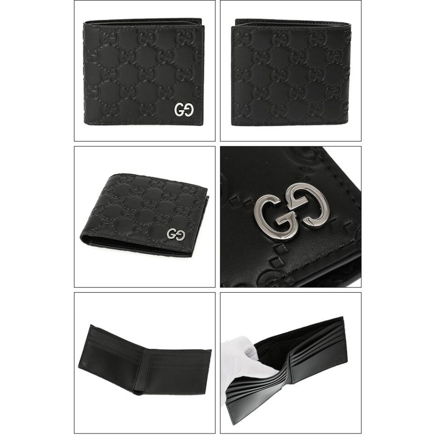 GUCCI グッチ/GUCCI メンズ シグネチャー ・グッチシマ 2つ折り GUCCI グッチ/GUCCI メンズ シグネチャー ・グッチシマ 2つ折り