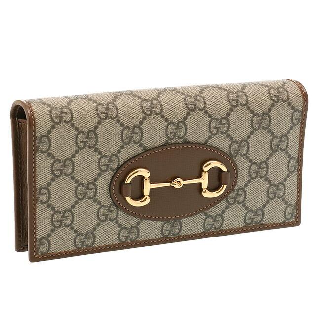 グッチ／GUCCI "HORSEBIT 1955 WALLET・ホースビット1955"チェーン付き ウォレット・GGスプリーム・斜め掛け2つ