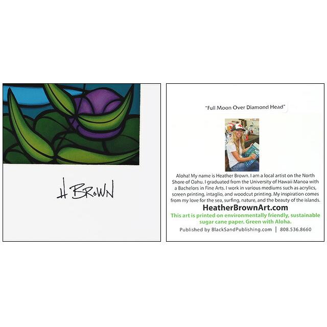 ヘザーブラウン アート 絵 純正フレーム付き Heather Brown Art Japan