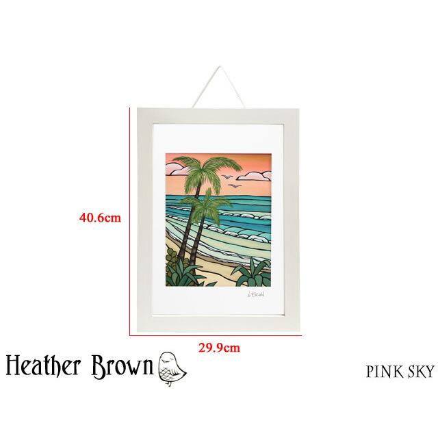 ヘザーブラウン/HEATHER BROWN ART PRINT W28.0×H35.6cm”PINK ヘザーブラウン/HEATHER BROWN ART PRINT W28.0×H35.6cm”PINK