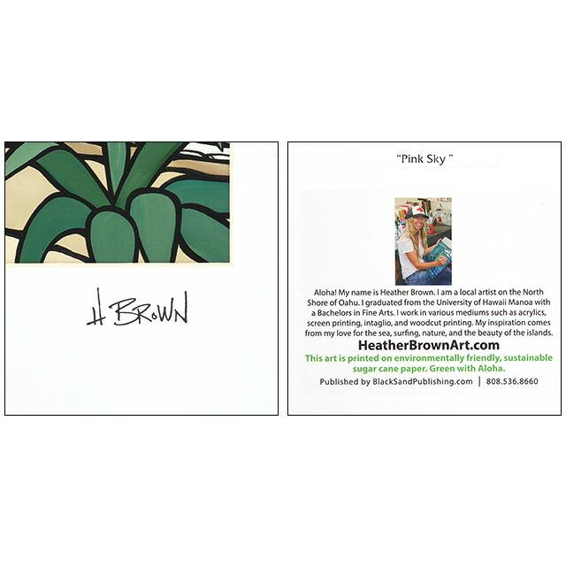 ヘザーブラウン/HEATHER BROWN ART PRINT W28.0×H35.6cm”PINK ヘザーブラウン/HEATHER BROWN ART PRINT W28.0×H35.6cm”PINK