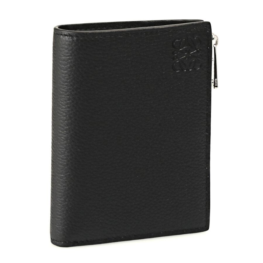 LOEWE ロエベ ブラック 二つ折り財布 シンプル LOEWE ロエベ ブラック 二つ折り財布 LOEWE ブラックレザー 二つ折り
