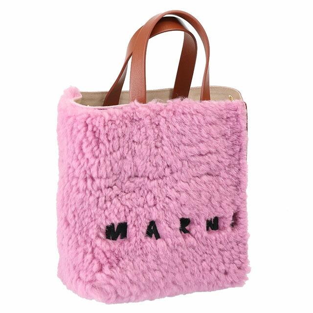 Pink fur tote bag clearance