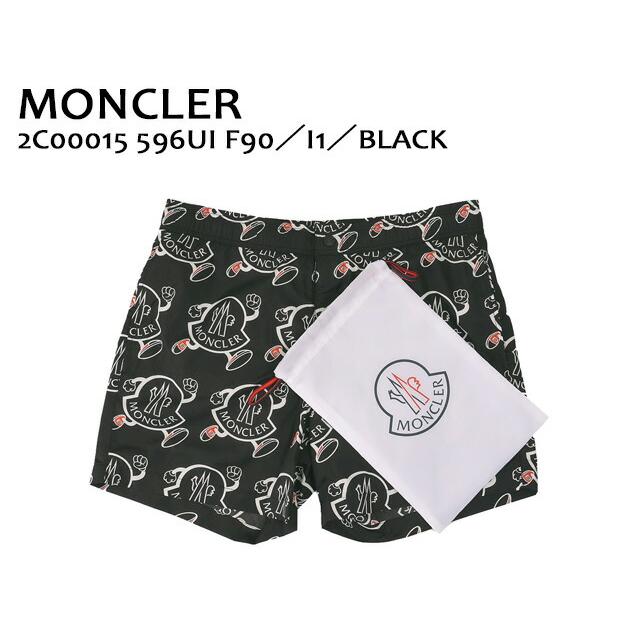 モンクレール／MONCLER ロゴプリント スイムショーツ・スイムパンツ 