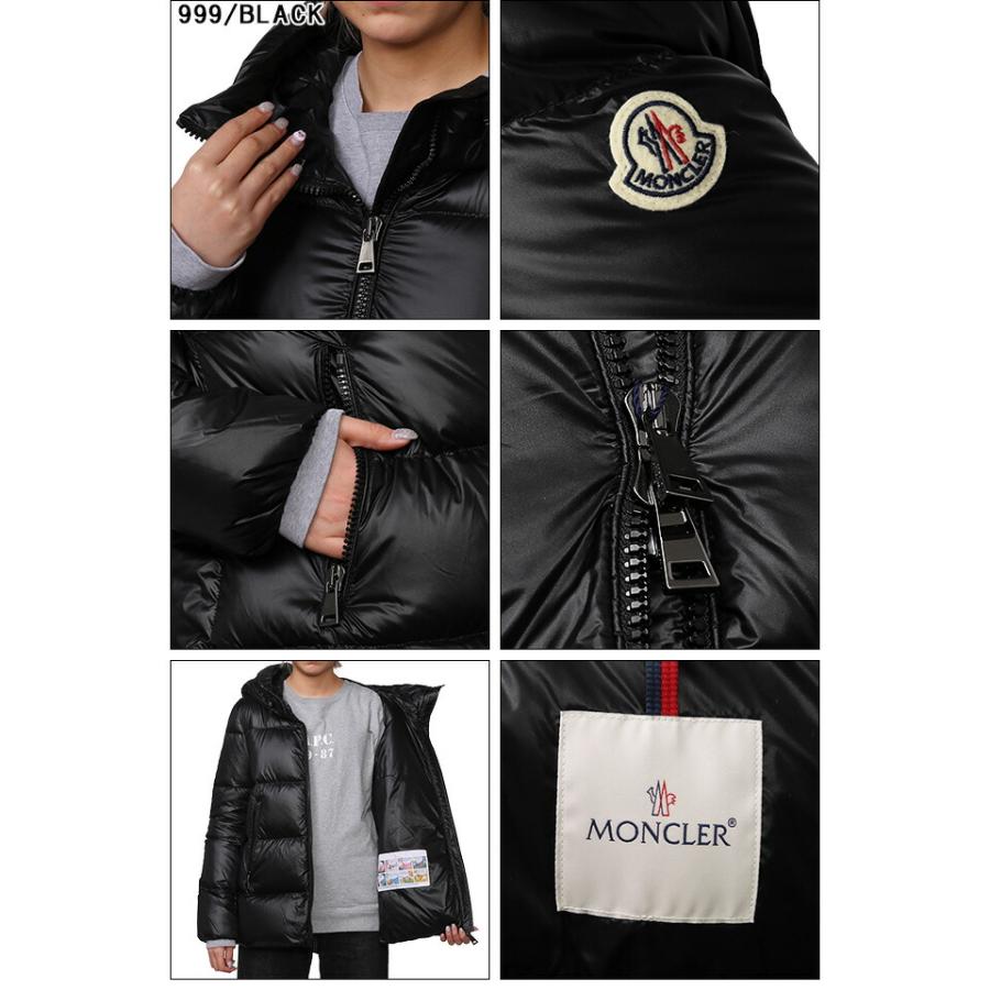 モンクレール／MONCLER "SERITTE・セリッテ" レディース ショートダウンジャケット(ピンクベージュ・ブラック) 1A20000 C0151 529・999／PINK BEIGE・BLACK｜posecafe2｜04