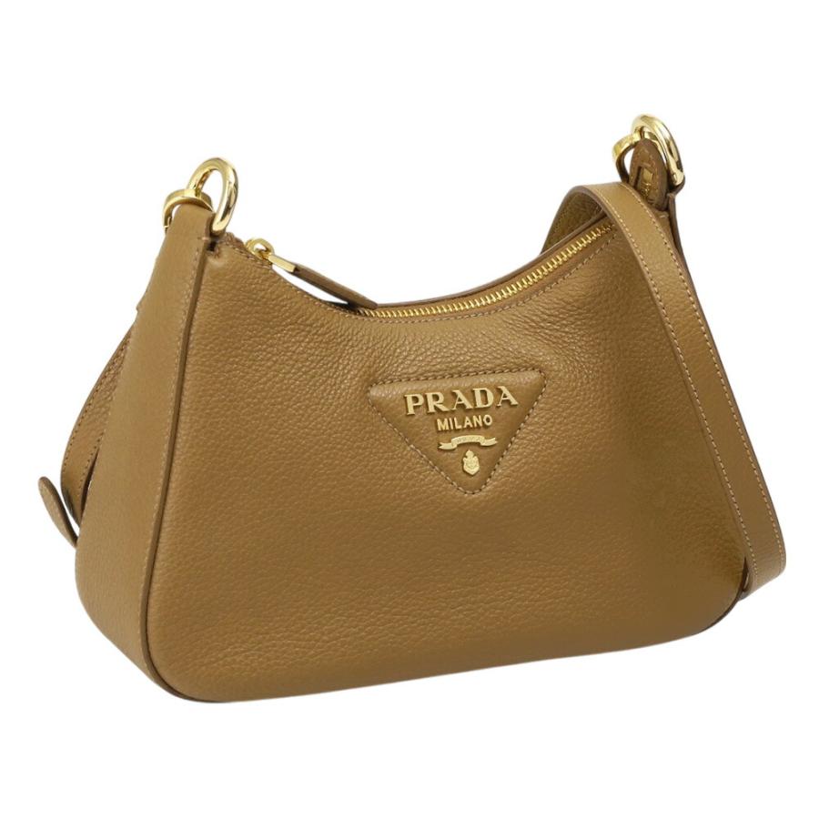 PRADA プラダ／PRADA ”ヴィッテロダイノレザー ショルダーバッグ”斜め  