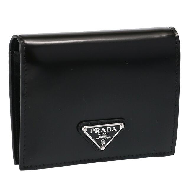 プラダ／PRADA ”ブラッシュドレザー財布