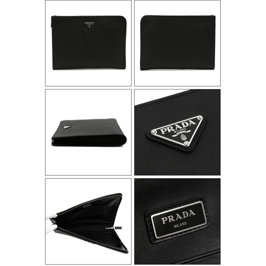 PRADA プラダ/PRADA L字ファスナー・型押しレザーポーチ PRADA プラダ/PRADA L字ファスナー・型押しレザーポーチ