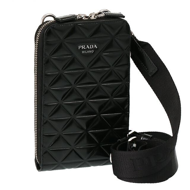 PRADA プラダ／PRADA キルティング ブラッシュドレザー ストラップ付  