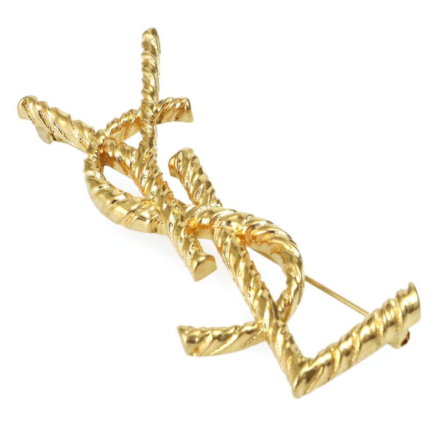 SAINT LAURENT ブローチ カサンドラ YSLブローチ（メタル） SAINT LAURENT ブローチ カサンドラ YSLブローチ（メタル）