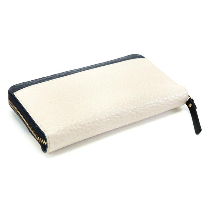 ケイトスペード Kate Spade 長財布 ラウンドファスナー レザー バイ  