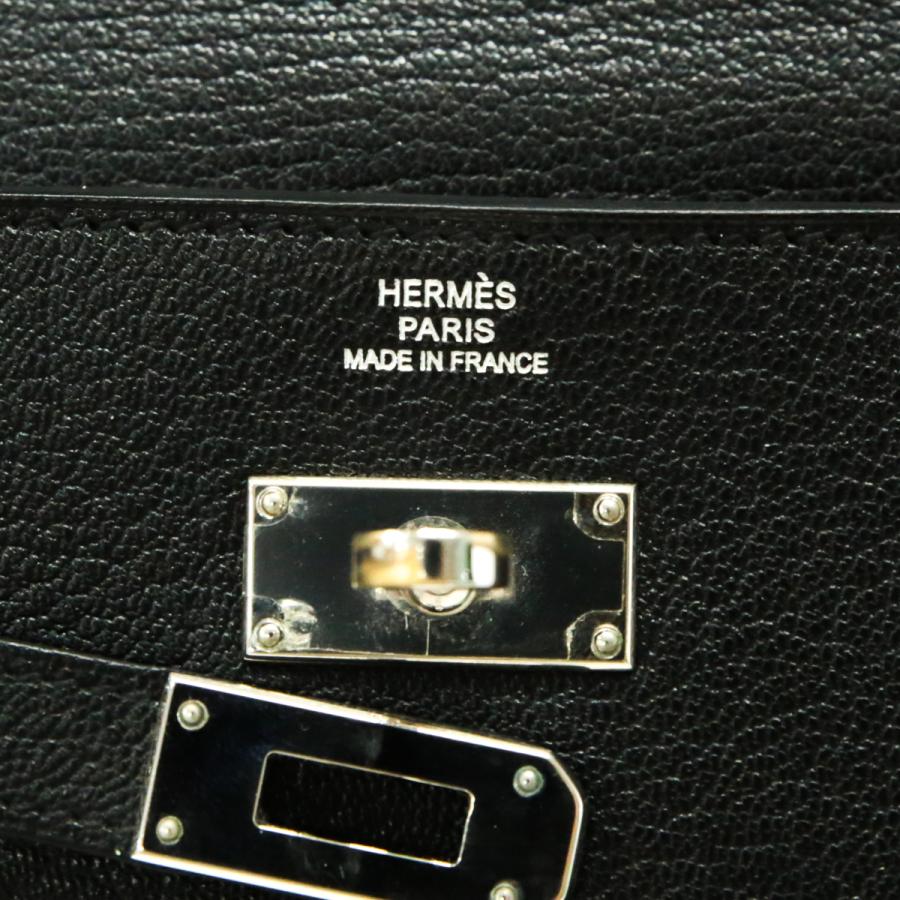 エルメス HERMES ケリーウォレット ロング シェーブル (レザー) SV金具 □O刻印 長財布 ノワール(ブラック) 中古｜posh｜06