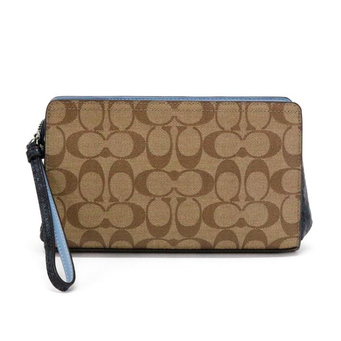 コーチ COACH クラッチバッグ PVC レザー シグネチャー 花柄 F72997  
