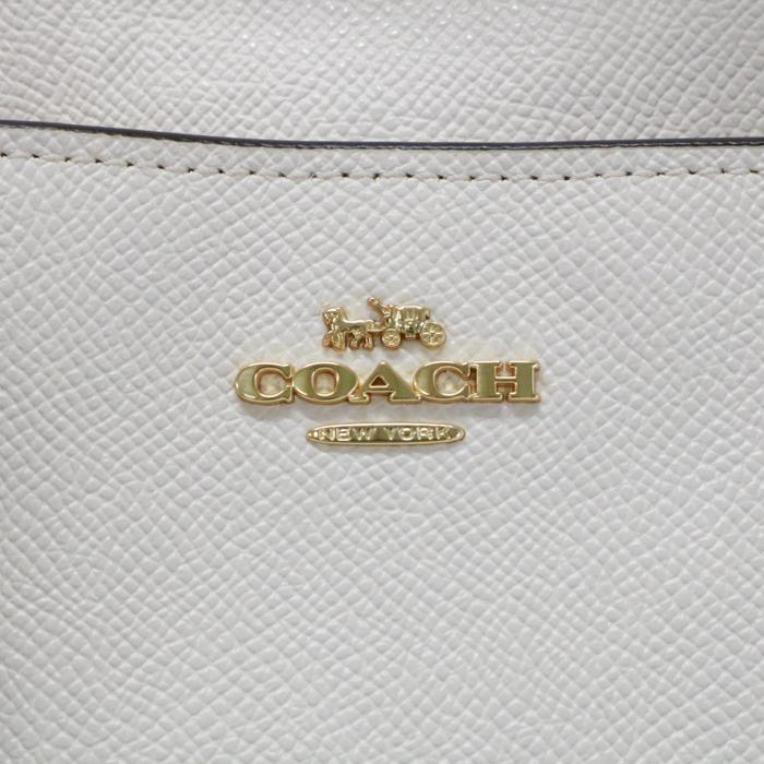 コーチ COACH ベイリー キャリオール PVC / レザー 24218 ハンドバッグ トートバッグ レディース アイボリー 中古 may06022｜posh｜06