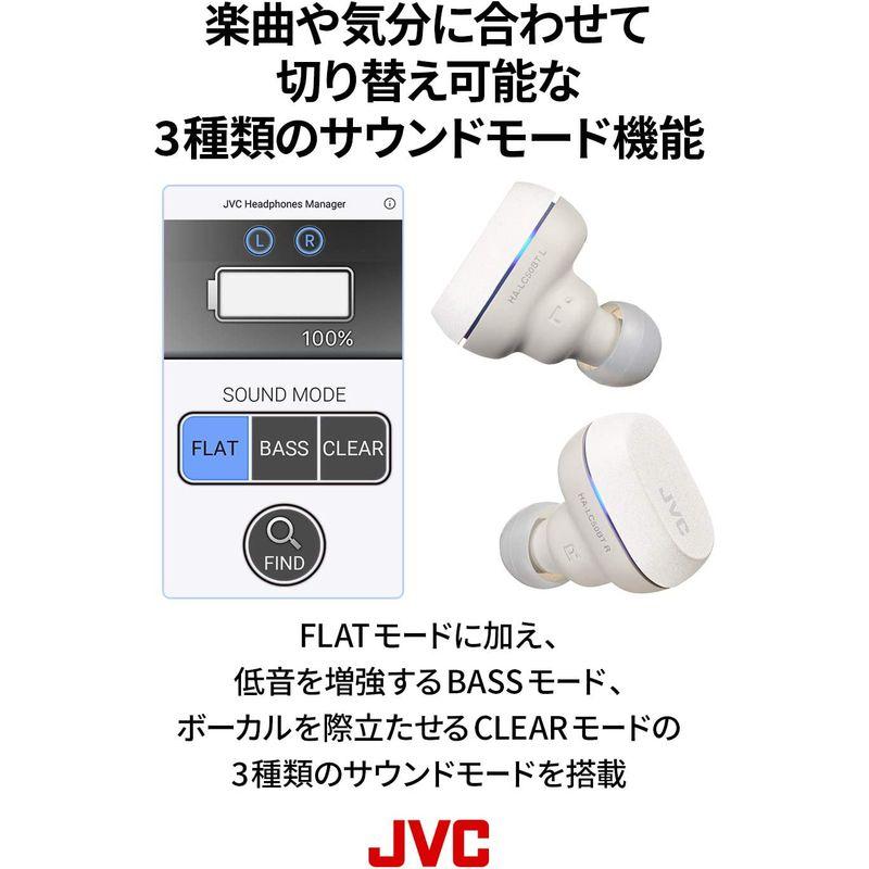 値下げ】JVC HA-LC50BT N_Wシリーズ チャコール 小型軽量ボディ Bluetooth対応 完全ワイヤレスイヤホン 最大16.5時間再生  イヤホン、ヘッドホン