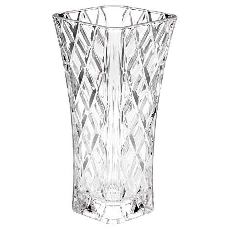 東洋佐々木ガラス フラワーベース クリア 約30×15.1×15.1cm 花瓶 ガーニッシュ 日本製 P-26488-JAN 8個入