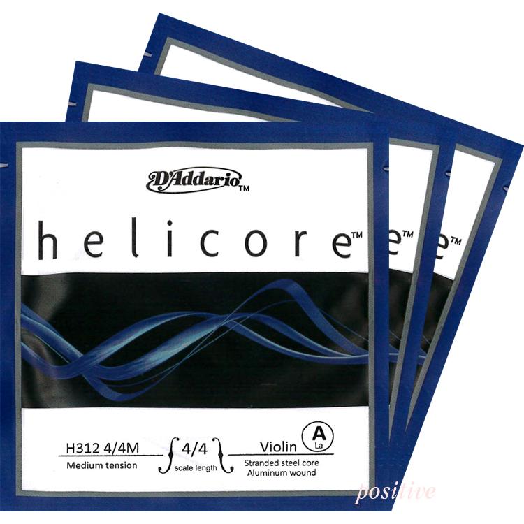 Helicore ヘリコア バイオリン弦 2A・3D・4Gセット 4/4 : ポジティブ