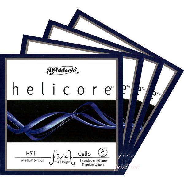 Helicore ヘリコアチェロ弦 SET 3/4〜1/8サイズ チェロ
