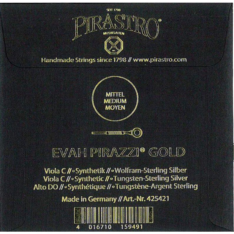 エヴァピラッツィゴールド　ヴィオラ弦　4弦セット Evah Pirazzi Gold】エヴァピラッツィ ゴールド ビオラ弦 4C（4254
