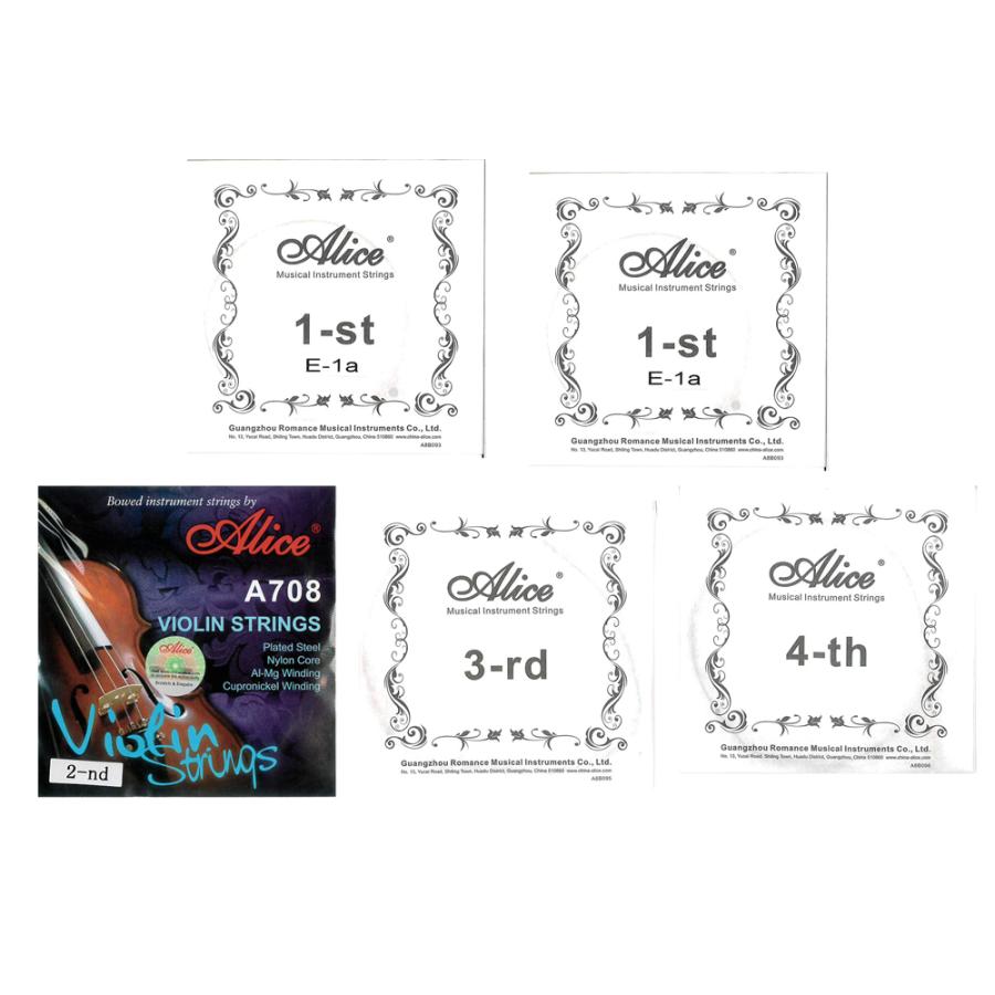 100セット限定】Alice アリス バイオリン弦SET A708 : ポジティブ