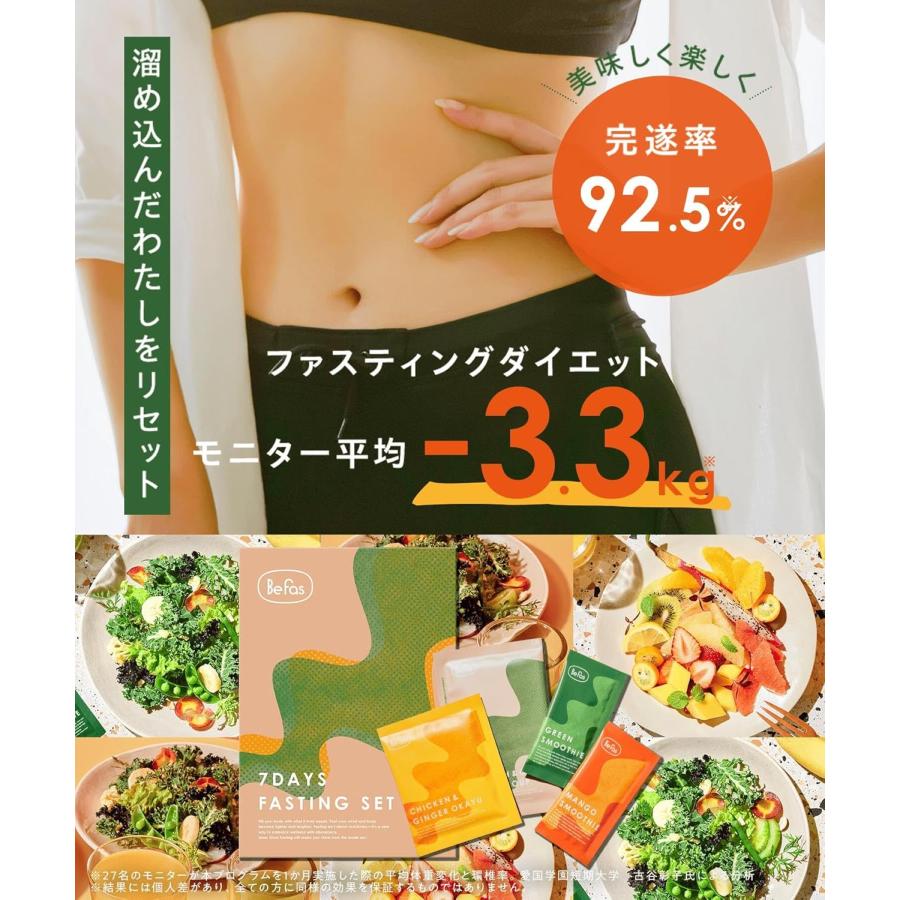 Be fas 7日間ファスティングセット Befas ビーファス ファスティングセット 7日分 : PositivoRegalo