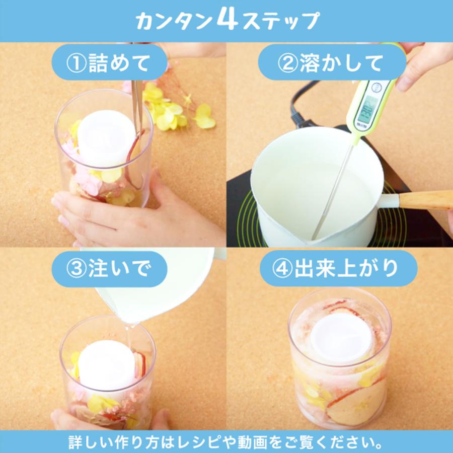 手作り キャンドルキット ボタニカル ゼリー ／フレグランス アロマ