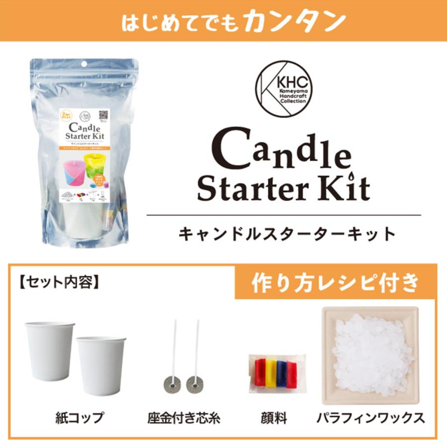 手作りキャンドル キャンドルスターターキット 1個 (作り方