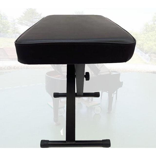 ピアノ椅子 キーボードベンチ 幅40cm 折り畳み 高さ3段階調節 厚手座面