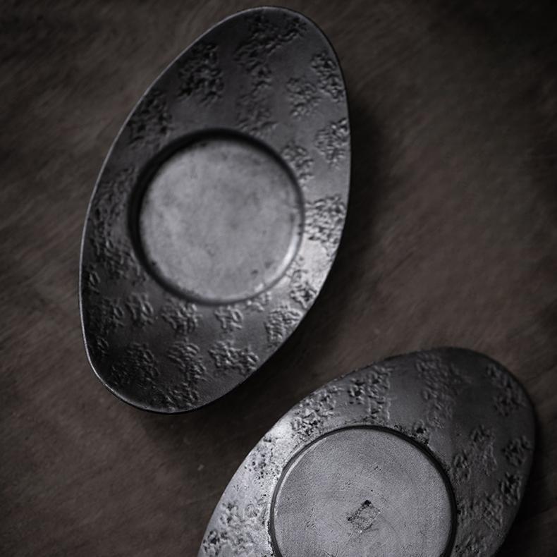 錫製 茶托 茶器 茶道具 煎茶道具 元寶 5客 : POSSFAST - 通販 - Yahoo