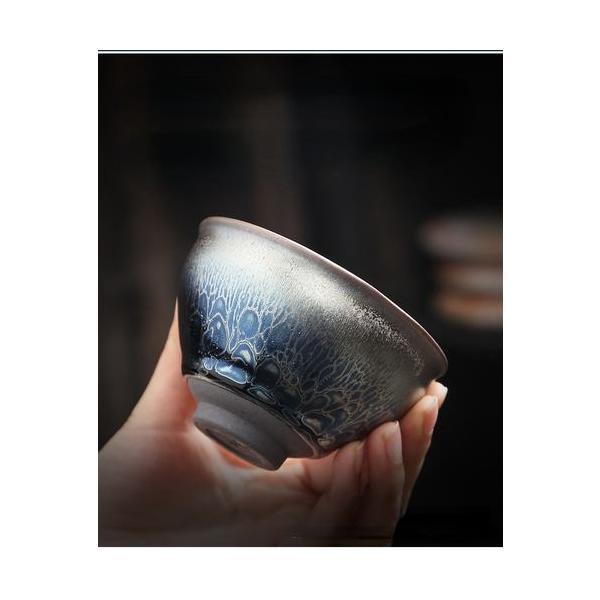 茶碗 茶道具 油滴天目 曜変天目 天目茶碗 主人杯 天目釉 茶器 古