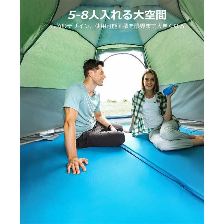 ワンタッチテント 5-8人用 テント ワンタッチ おしゃれ ドームテント