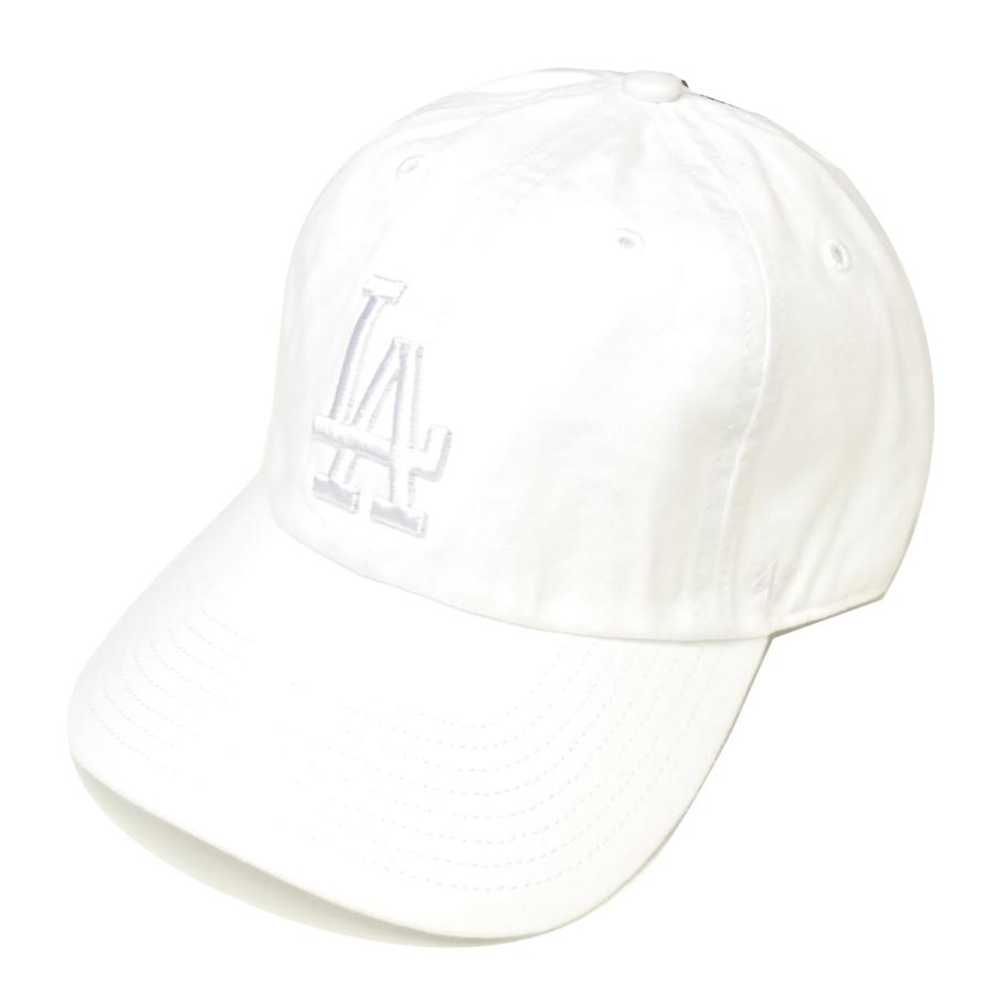 フォーティーセブン '47 LOS ANGELES DODGERS '47 CLEAN UP WHITE/ホワイト ロサンゼルス ドジャース 6パネルキャップ 帽子｜possibility