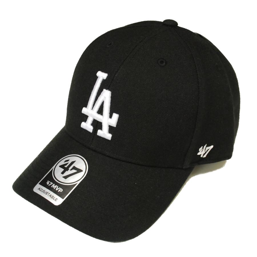 フォーティーセブン '47 LOS ANGELES DODGERS '47 MVP BLACK / ブラック ロサンゼルス ドジャース 6パネルキャップ 帽子｜possibility