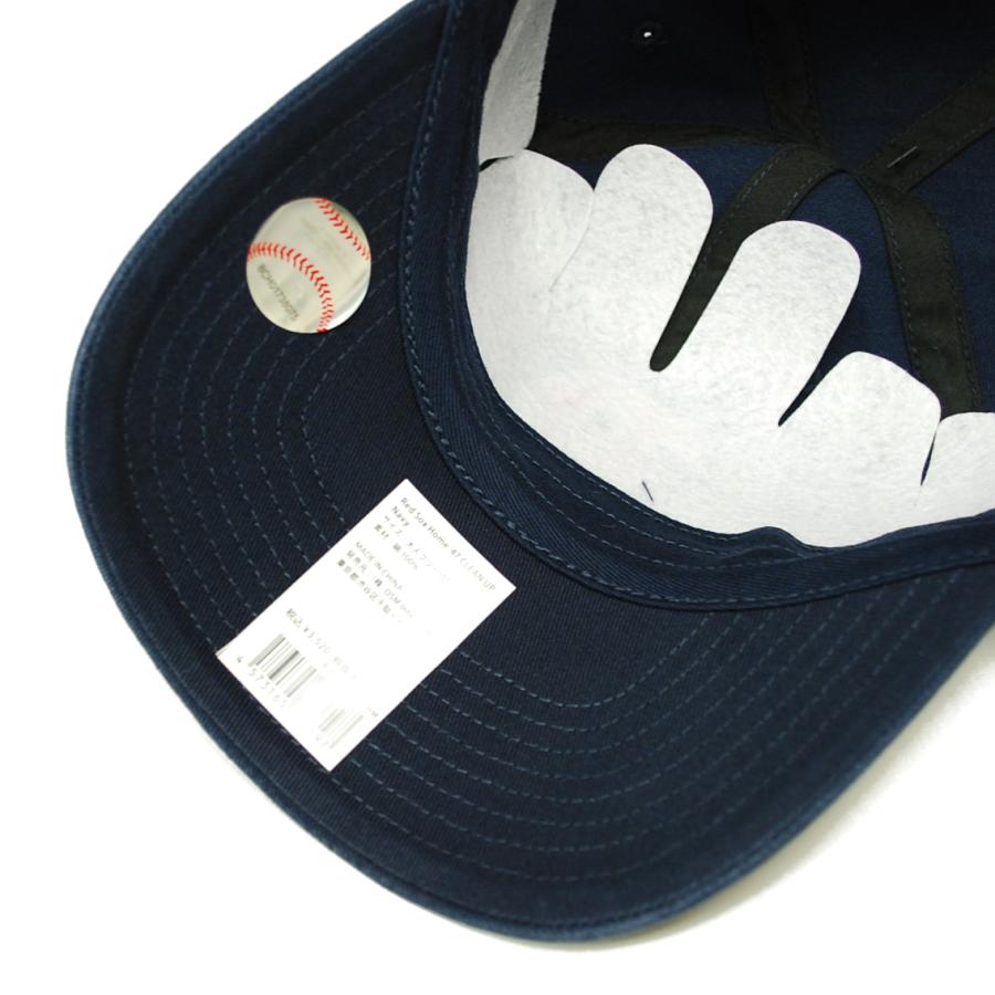 フォーティーセブン ' 47 BOSTON RED SOX CLEAN UP CAP NAVY / ネイビー ボストン レッドソックス クリーンナップ キャップ 帽子｜possibility｜05