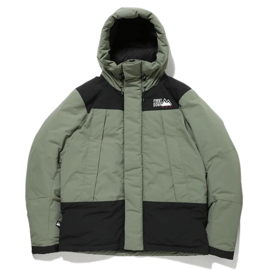 専用です　美品！FIRST DOWN ファーストダウン S カーキ FIRST DOWN（ファーストダウン） FIRST DOWN WRAP DOWN PARKA DICROS