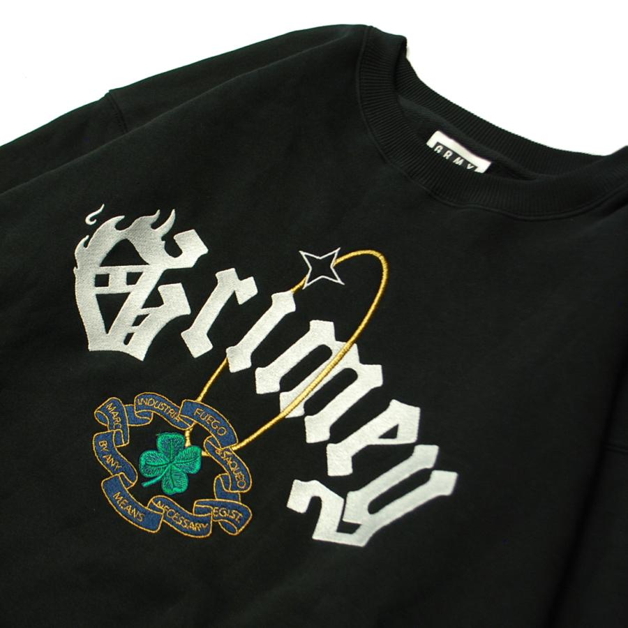 【Grimey】Saoirse スポーツ スウェット GRIMEY グライミー SAOIRSE VINTAGE CREWNECK SWEAT BLACK