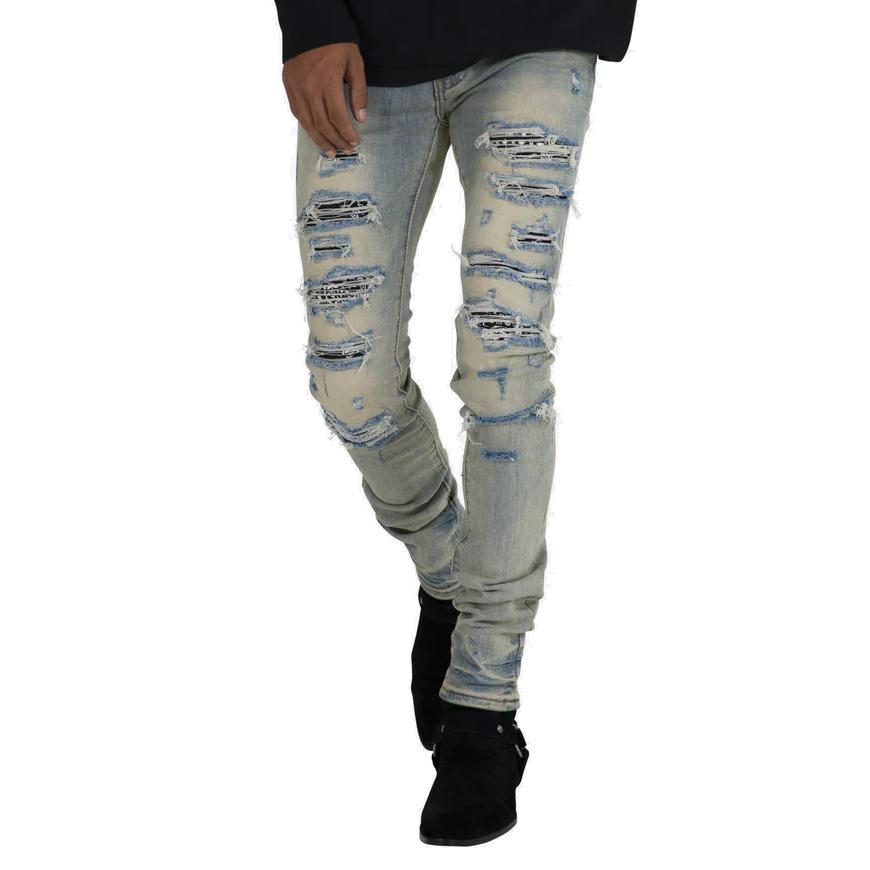 mnml ミニマル X165 STRETCH DENIM BLUE / ブルー デニム パンツ mnml ミニマル X165 STRETCH DENIM BLUE / ブルー デニム パンツ