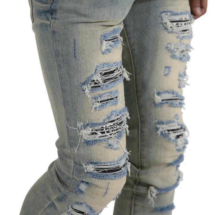 mnml ミニマル X165 STRETCH DENIM BLUE / ブルー デニム パンツ mnml ミニマル X165 STRETCH DENIM BLUE / ブルー デニム パンツ