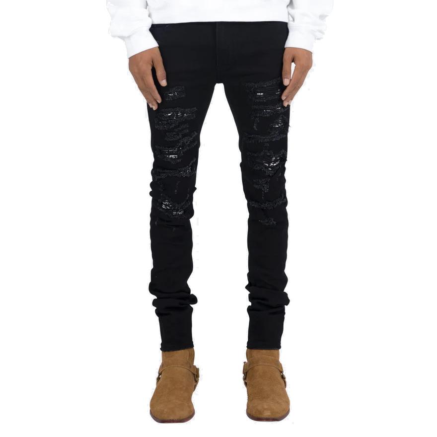 mnml ミニマル X165 STRETCH DENIM BLACK / ブラック デニム mnml ミニマル X165 STRETCH DENIM BLACK / ブラック デニム
