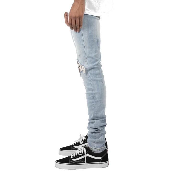mnml スキニーデニム ライトブルー SALE/セール】ミニマル mnml X1 DENIM STRETCH LT.BLUE/ライト