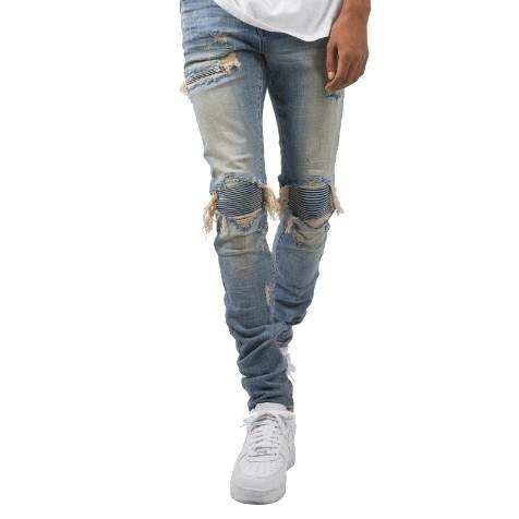mnml ミニマル X162 DENIM STRETCH BLUE/ブルー デニム パンツ