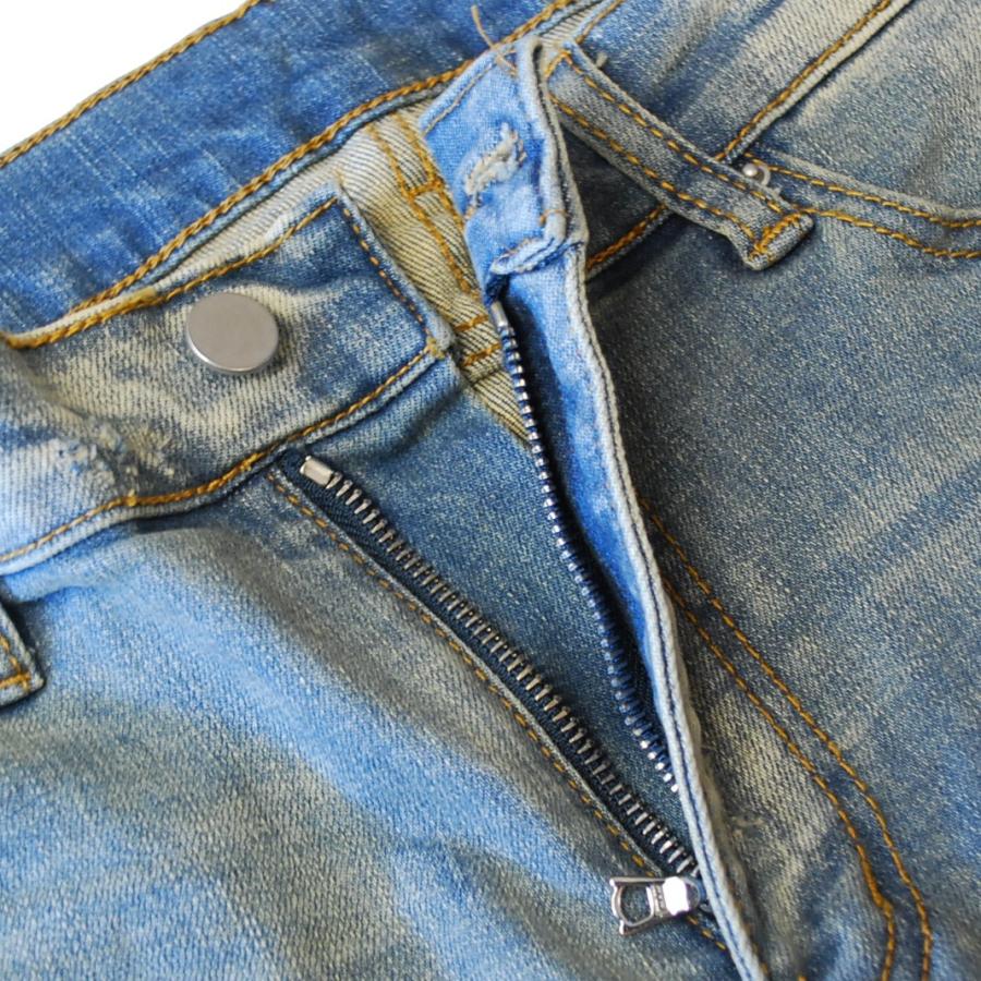 ミニマル mnml X162 DENIM STRETCH BLUE/ブルー デニム パンツ スーパー スキニー ストレッチ | mnml | 02