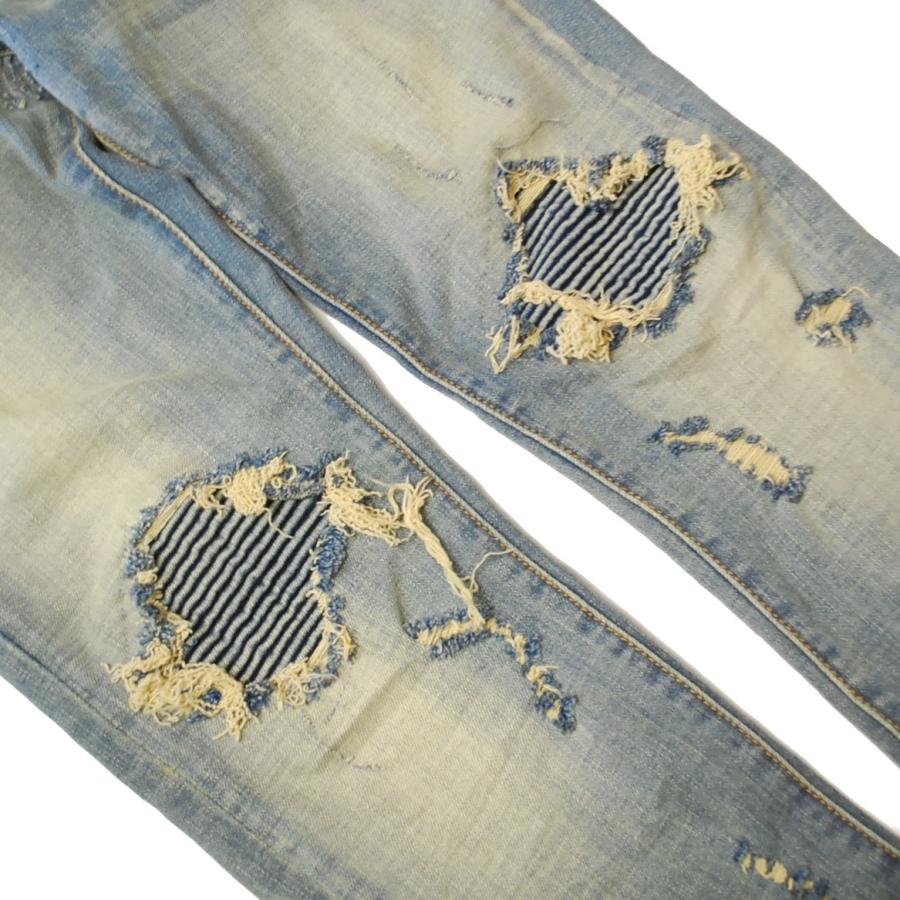 ミニマル mnml X162 DENIM STRETCH BLUE/ブルー デニム パンツ スーパー スキニー ストレッチ | mnml | 03