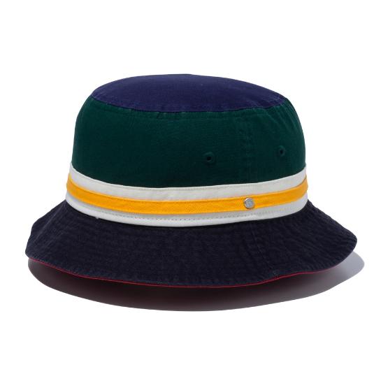 ニューエラ NEW ERA BUCKET01 HAT STRIPED BAND MULTI / マルチ バケット ハット 帽子 ストライプ