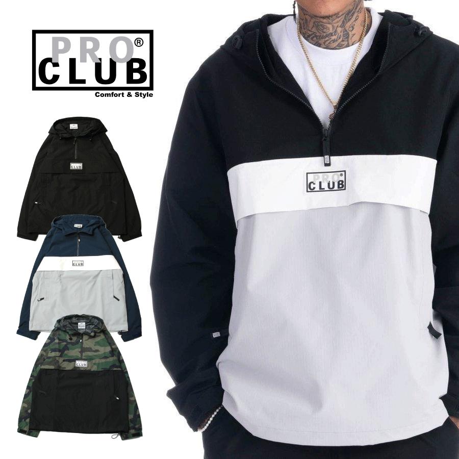 PRO CLUB（プロクラブ） PRO CLUB NYLON ANORAK PULLOVER JACKET