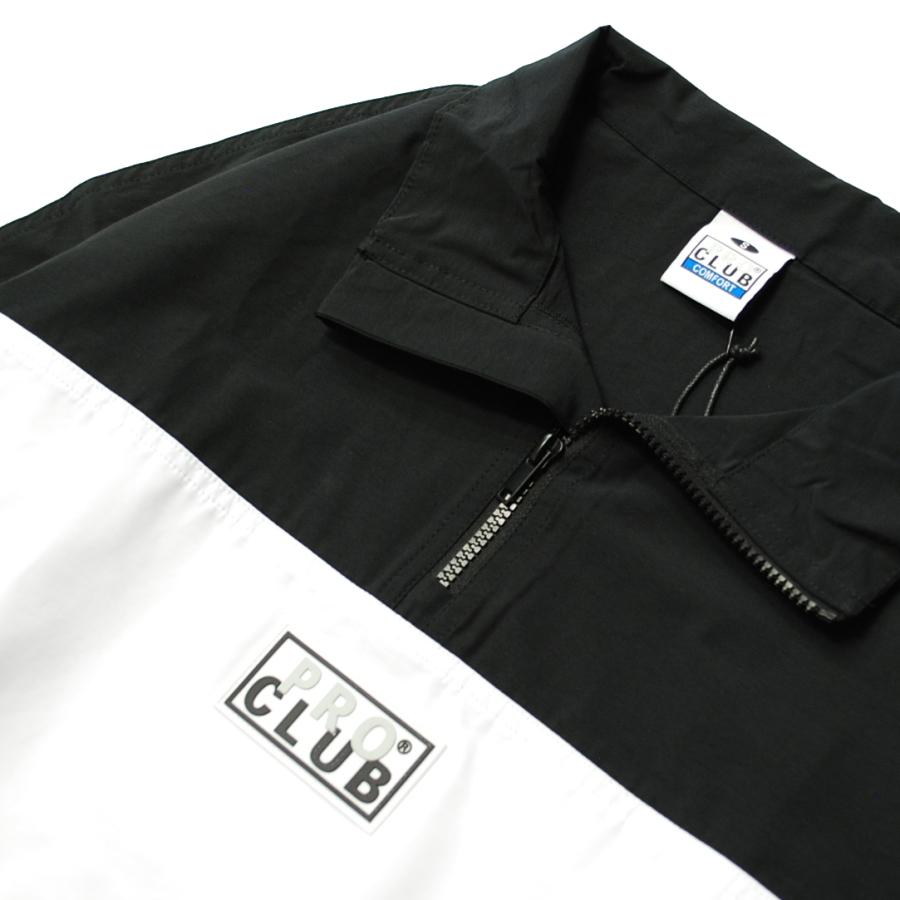 PRO CLUB（プロクラブ） PRO CLUB COMFORT TRI-COLOR COTTON / NYLON HALF ZIP ...