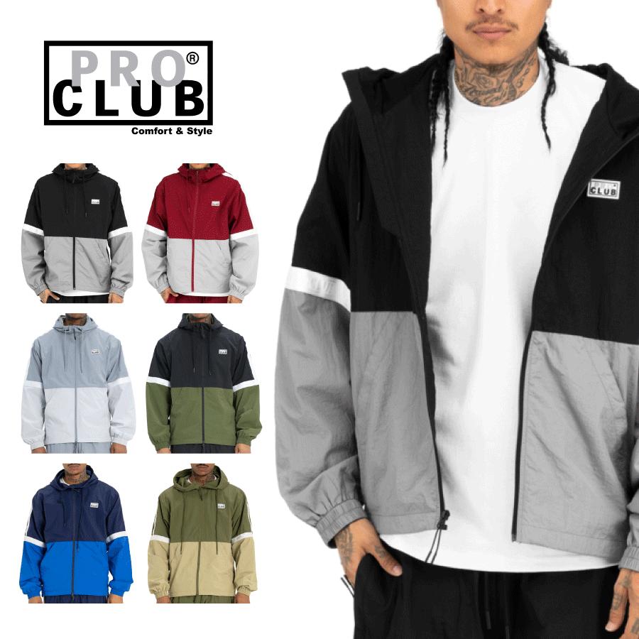 PRO CLUB（プロクラブ） PRO CLUB SYMMETRY NYLON TRACK JACKET