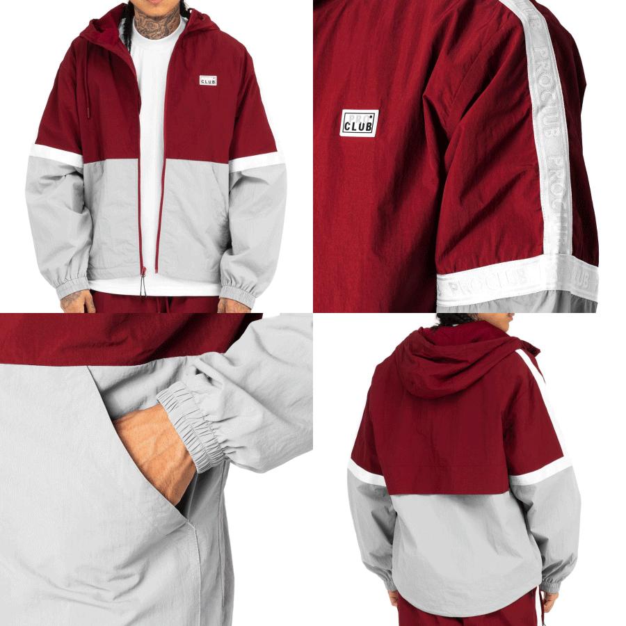 PRO CLUB（プロクラブ） PRO CLUB SYMMETRY NYLON TRACK JACKET 