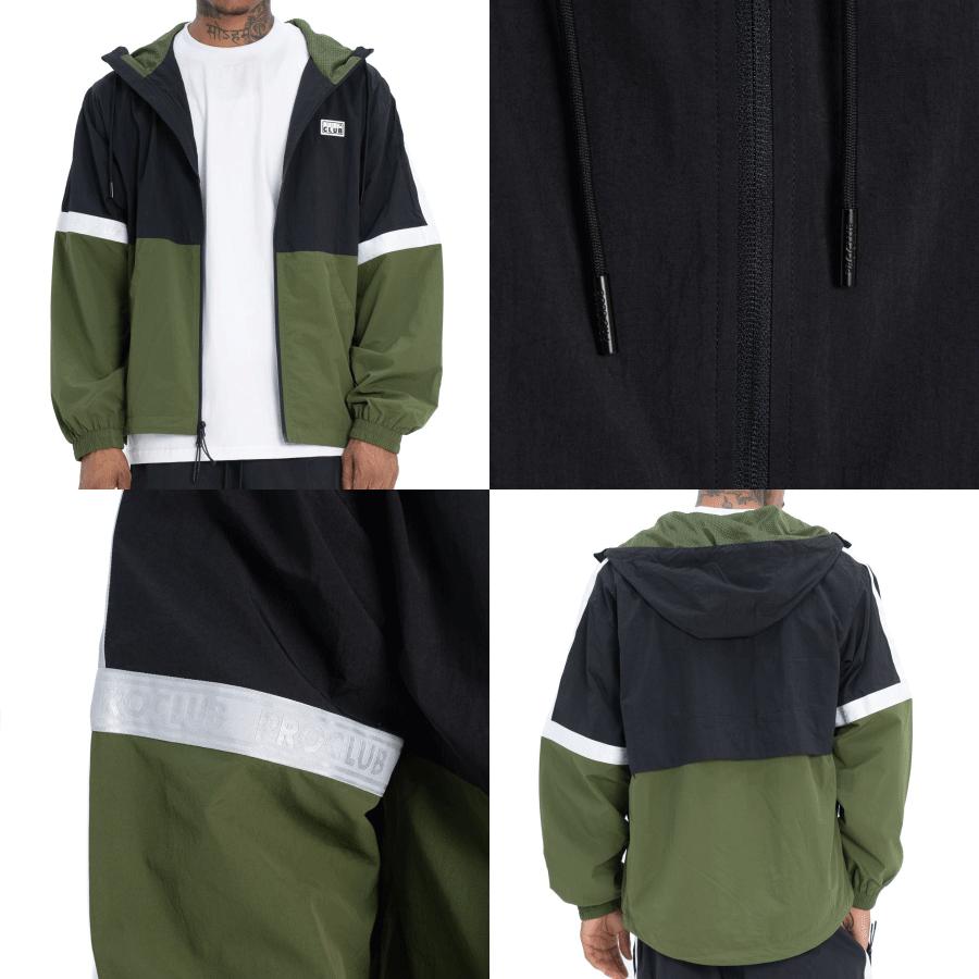 PRO CLUB（プロクラブ） PRO CLUB SYMMETRY NYLON TRACK JACKET